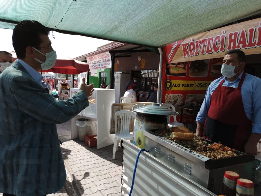 Şuhut’ta Pazar Esnafı ve Vatandaşlara Korona virüs Denetimi