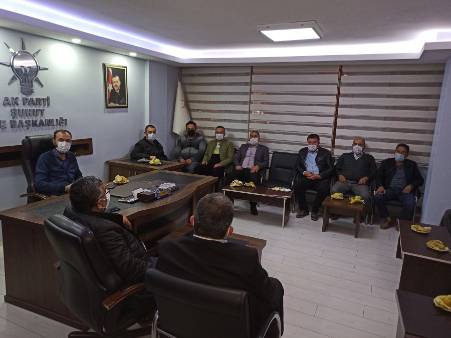 AK Parti Şuhut İlçe Başkanlığı Haftalık Olağan Yönetim Kurulu Toplantısı Gerçekleştirildi 