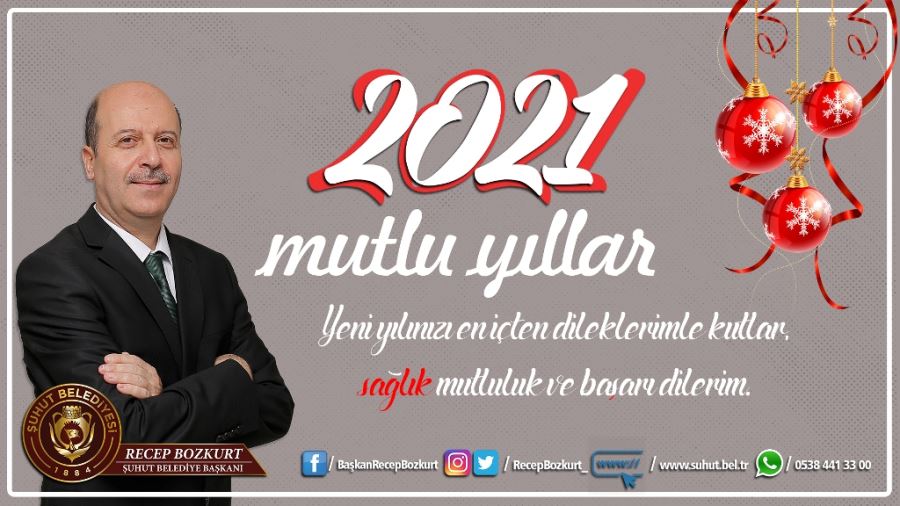Başkan Bozkurt’tan Yeni Yıl Mesajı