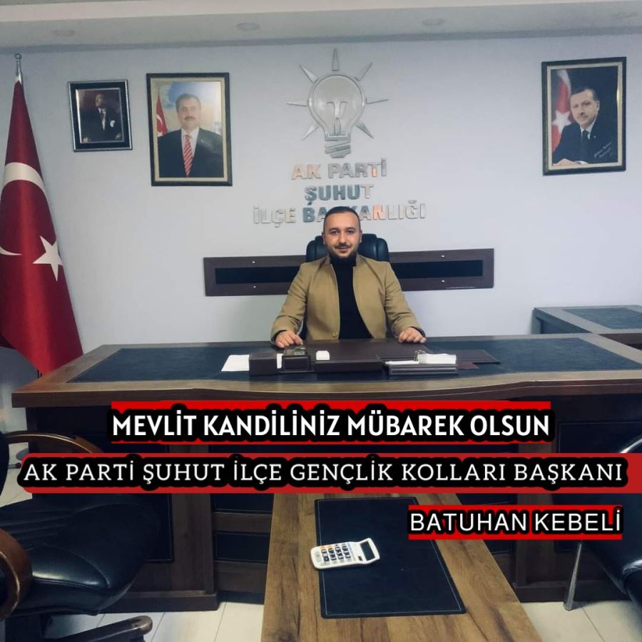 BAŞKAN KEBELİDEN MEVLİT KANDİLİ MESAJI