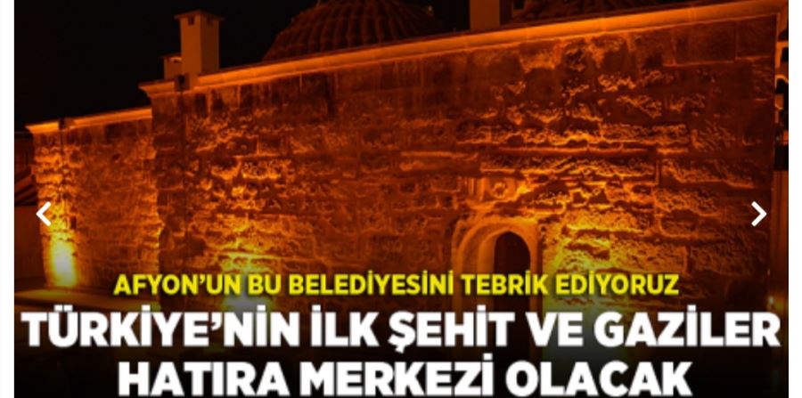 Türkiye’nin ilk Şehit ve Gaziler Hatıra Merkezi olacak