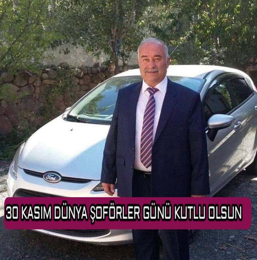 Başkan Mahmut Özden 30 Kasım Dünya Şoförler Günü Mesajı 