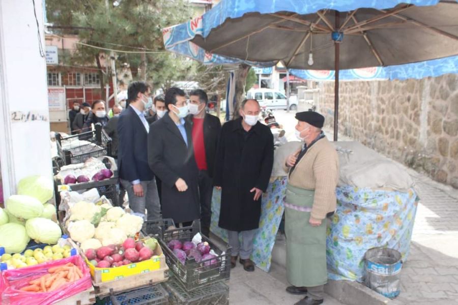 Kaymakam Kaçmaz, Çarşı Esnaflarına Yönelik Korona Denetimine Devam Ediyor