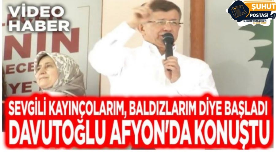 Ahmet Davutoğlu, Afyon