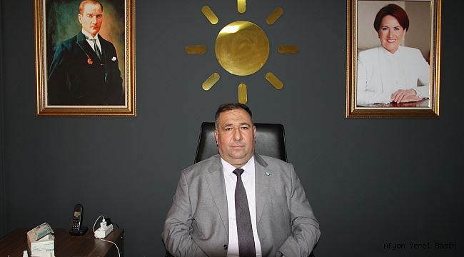 İYİ PARTİ İL BAŞKANI MUHAMMET MISIRLIOĞLU’NUN 1O KASIM MESAJI