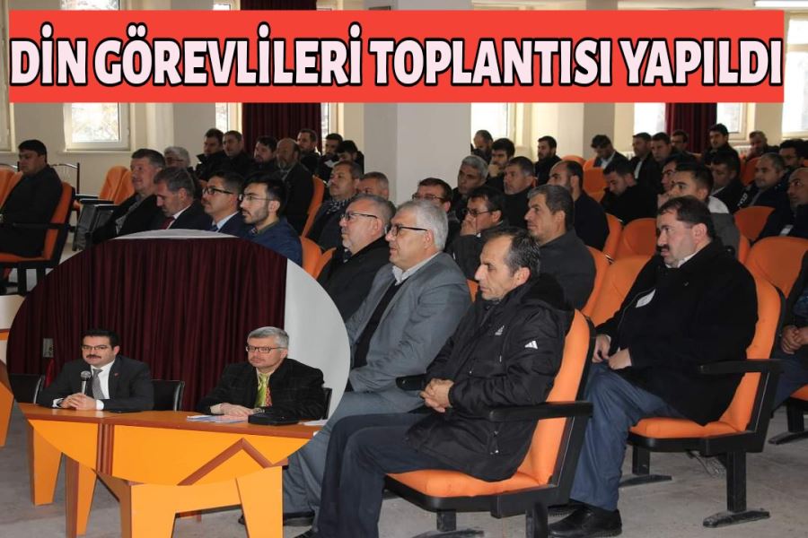 Şuhutta Din Görevlileri Toplantısı yapıldı 