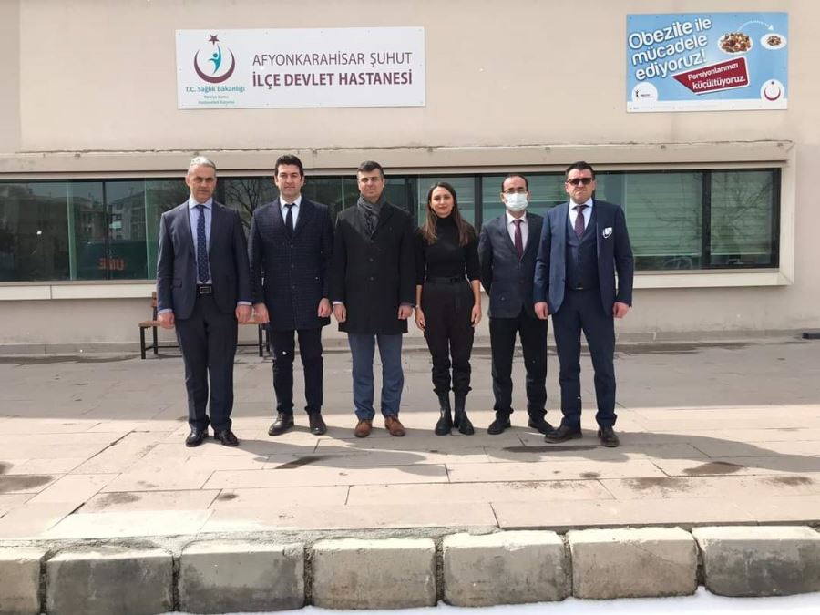 Müdür Korkmaz ve Başkan Koyuncudan Şuhut Devlet Hastanesi ve Sağlık Çalışanlarına Ziyaret 