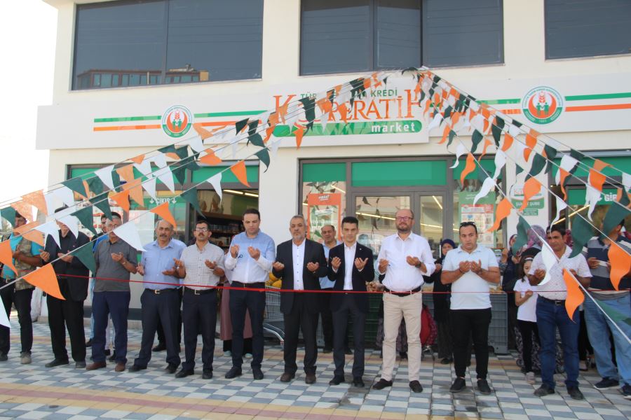 Türkiye Tarım Kredi Kooperatifi Marketleri Şuhut Şubesi dualarla açıldı