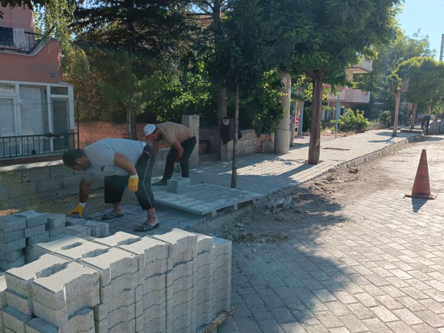 Şuhut Belediyesinden Bordür Çalışması