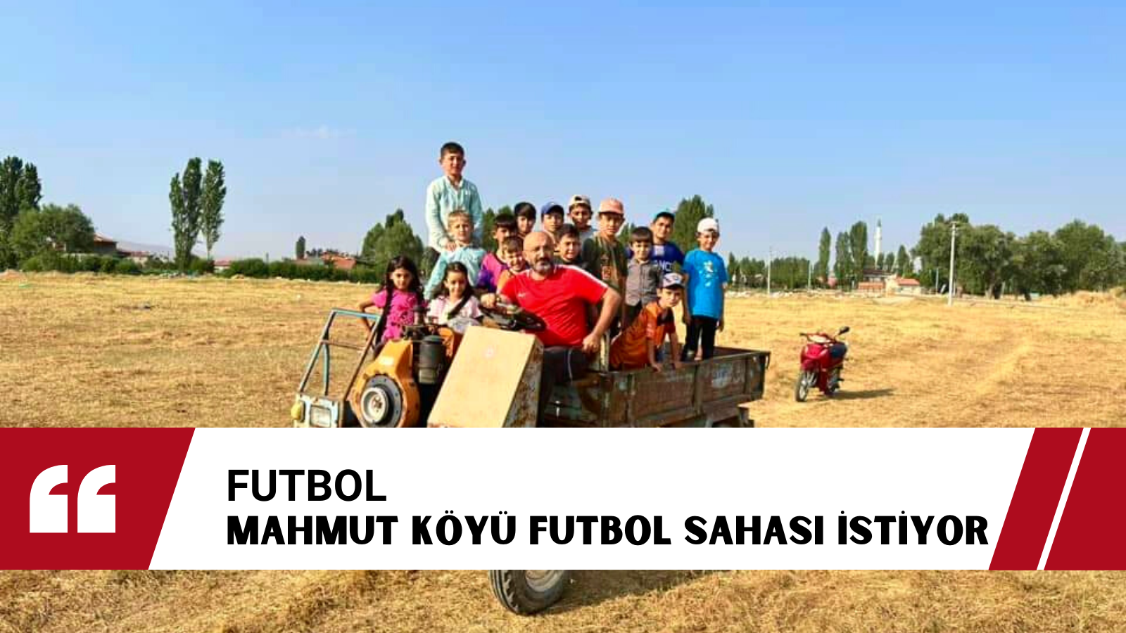 MAHMUTKÖYÜ, FUTBOL SAHASI İSTİYOR