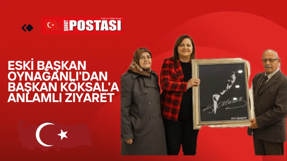 Eski Başkan Oynağanlıdan Başkan Köksala Anlamlı Ziyaret 