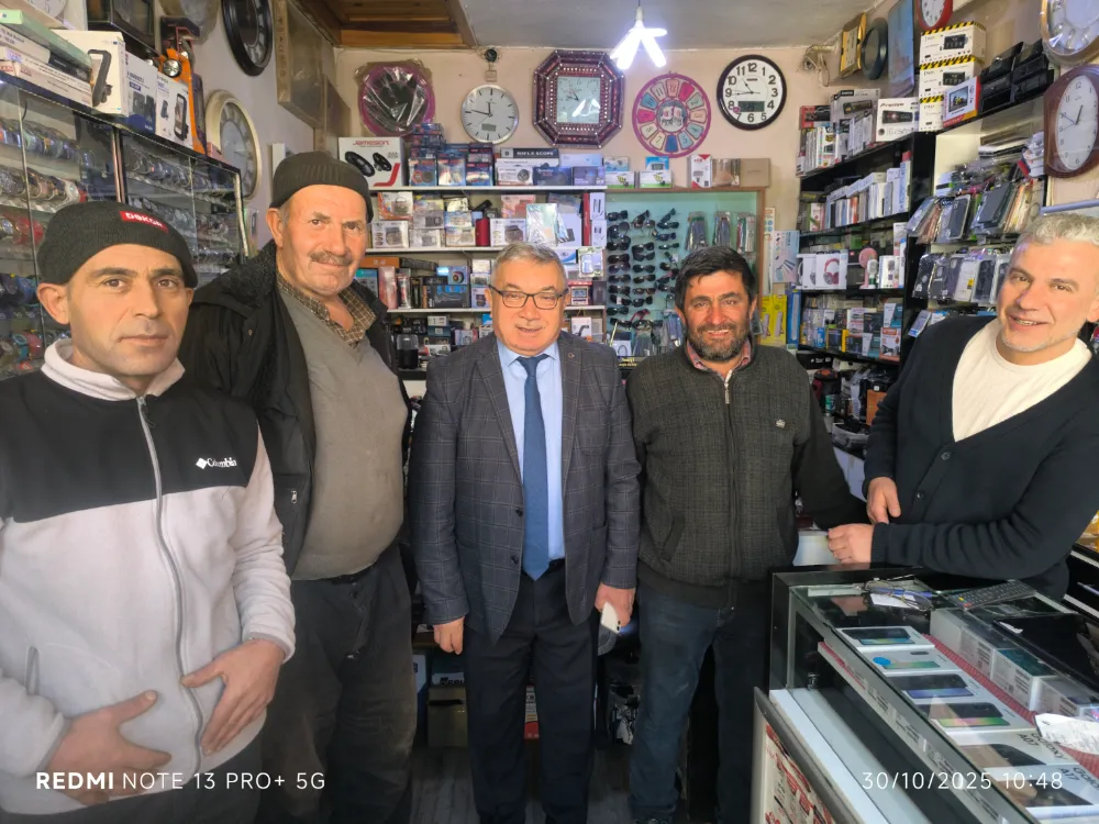 Başkan Muhittin Özaşkın Esnafın Nabzını Tuttu