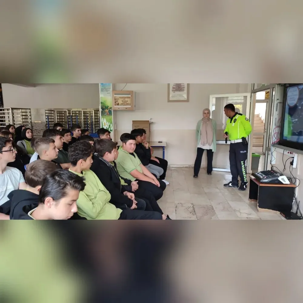 Zafer Anadolu Lisesi’nden Trafik Güvenliği Farkındalık Semineri
