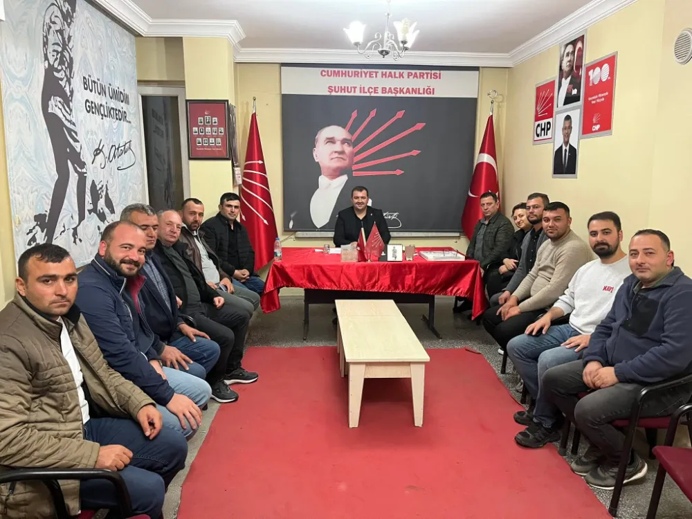 Cumhuriyet Halk Partisi Şuhut İlçe Teşkilatında Yeni Dönem Başladı