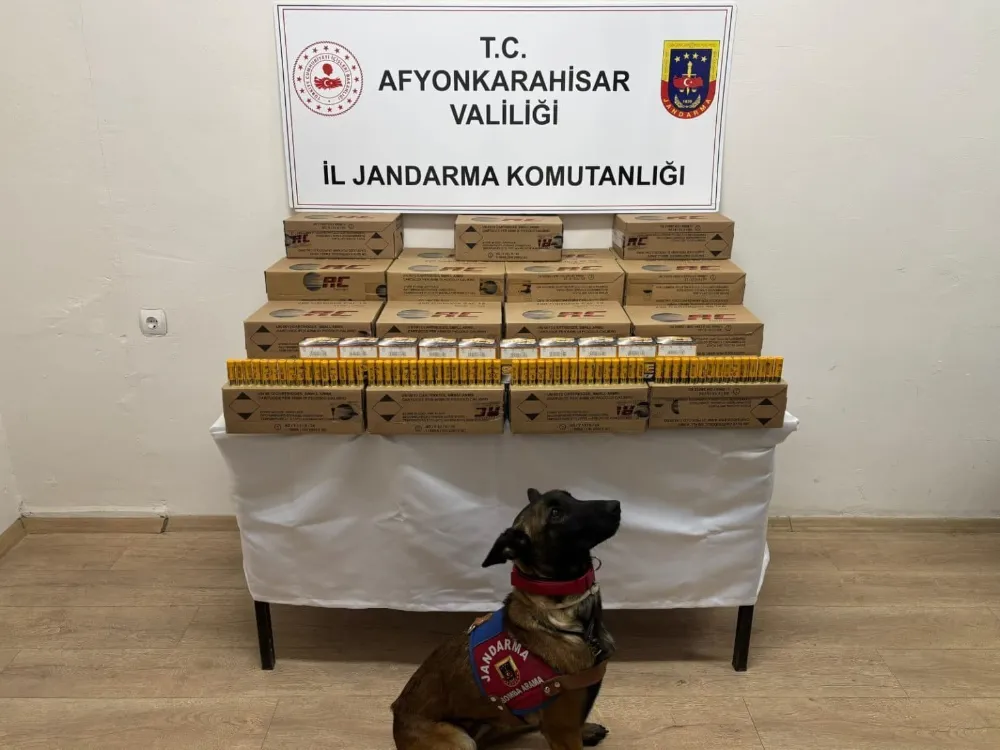 Dinar’da Otobüste 10 Bin Kaçak Fişek Ele Geçirildi