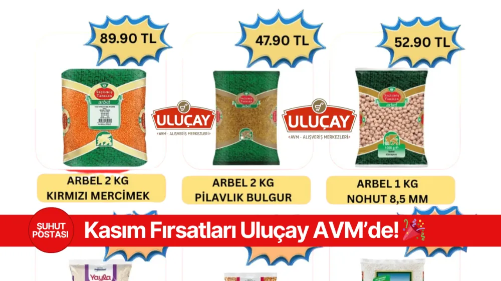 Şuhutta Kasım Fırsatları Uluçay AVM’de! 