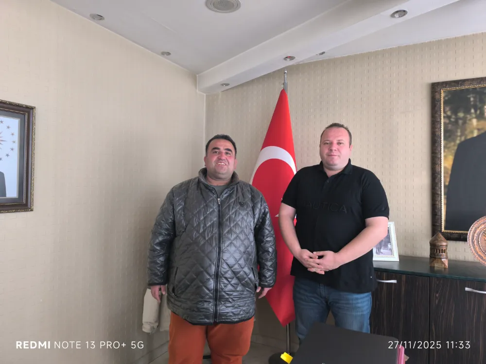 Şuhut Postasından Şuhut Kaymakamı İzzet Cem Eser’e Nezaket Ziyareti