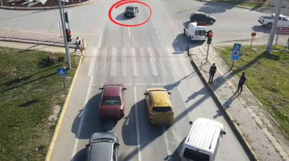 Afyonkarahisar’da Drone Destekli Trafik Denetimi: Drift Atan Sürücüye 46 Bin TL Ceza