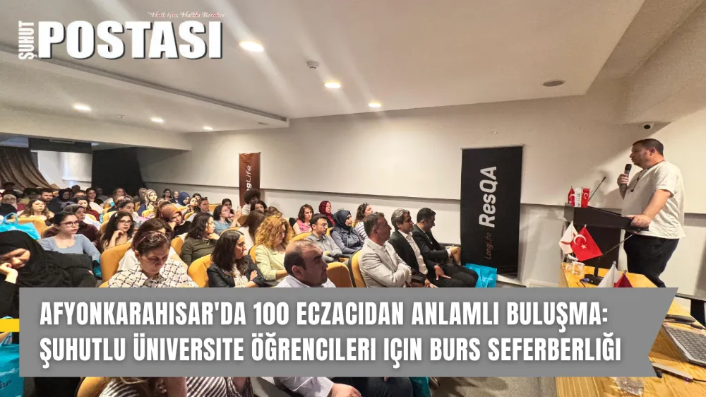 Afyonkarahisarda 100 Eczacıdan Anlamlı Buluşma