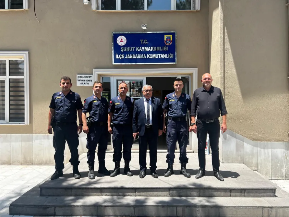 Başkan Özaşkın ve Durmazdan Jandarma Teşkilatını Anlamlı Ziyaret