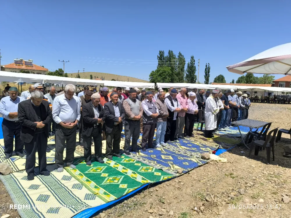Ortapınar köyünde yağmur duası yapıldı