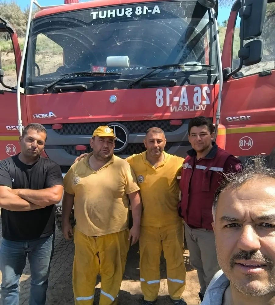 Şuhutlu Ateş Kahramanları Bu Sefer Akhisar Orman Yangınında 