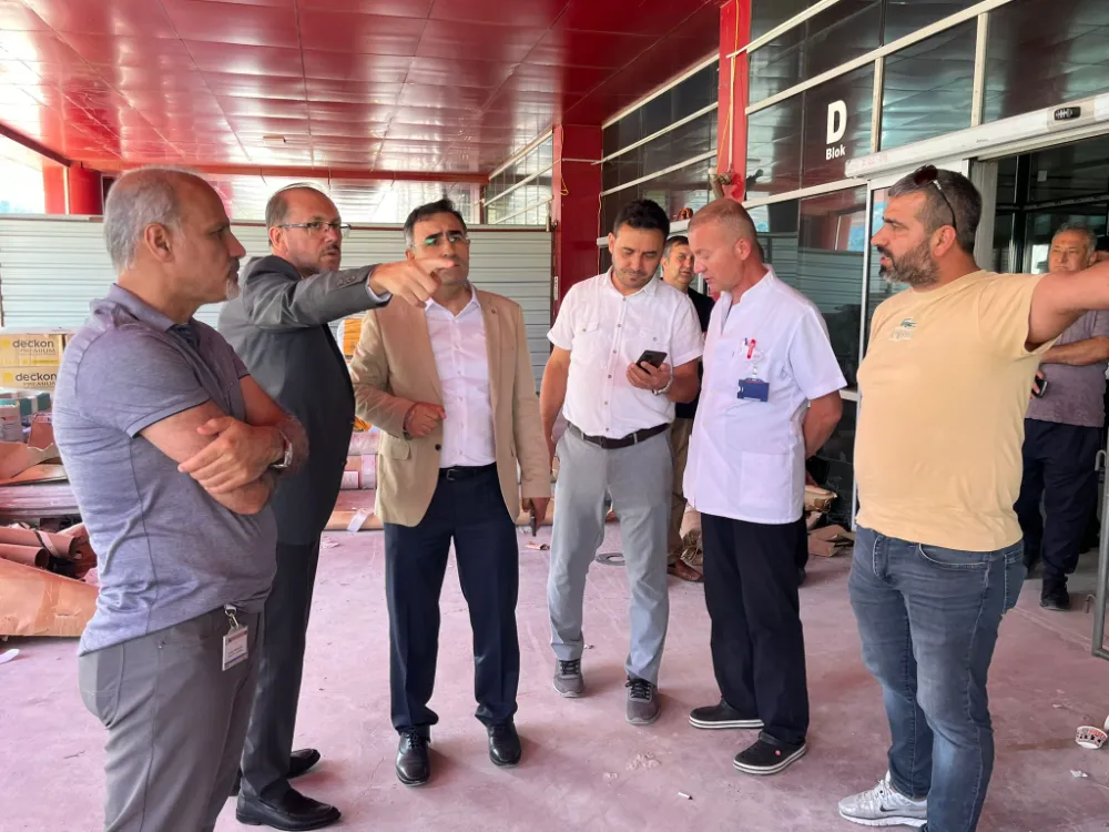 Milletvekili Dr. Hasan Arslan, Erişkin Acil Servisi İnşaatını Yerinde İnceledi