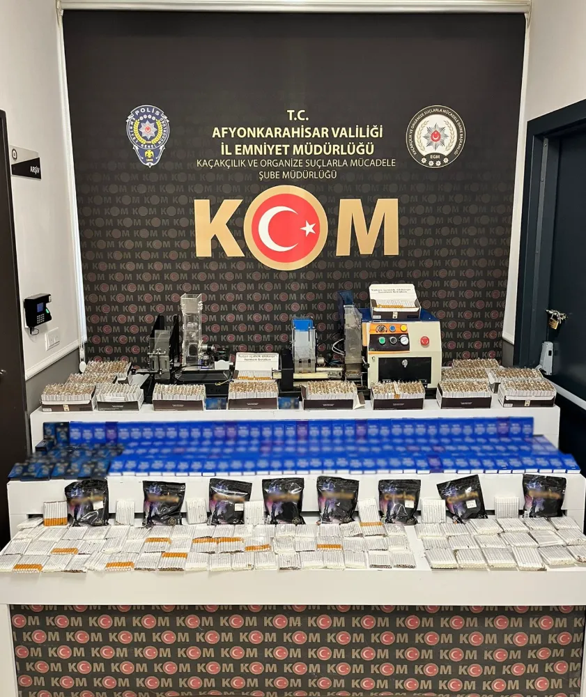 Dinar ve Evciler’de Kaçak Tütün Operasyonu: 2 Gözaltı