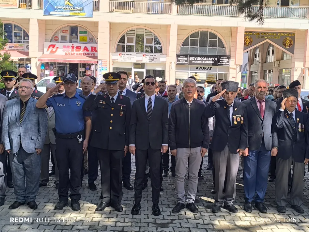 Şuhut’ta 19 Eylül Gaziler Günü Anlamlı Törenle Kutlandı