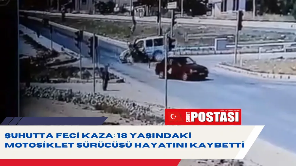 Afyonkarahisar’da feci kaza: 18 yaşındaki motosiklet sürücüsü hayatını kaybetti