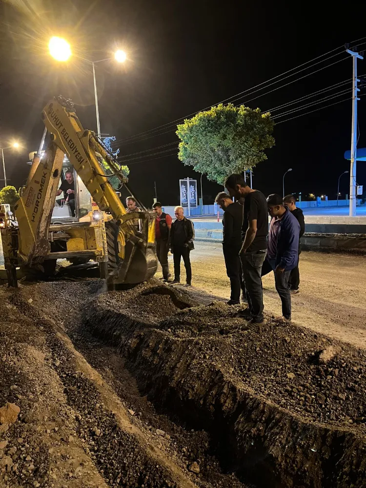 Şuhut Belediyesi’nden İçme Suyu Hattına Büyük Yatırım
