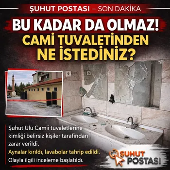 Bu Kadar Da Olmaz! Cami Tuvaletinden Ne İstediniz!